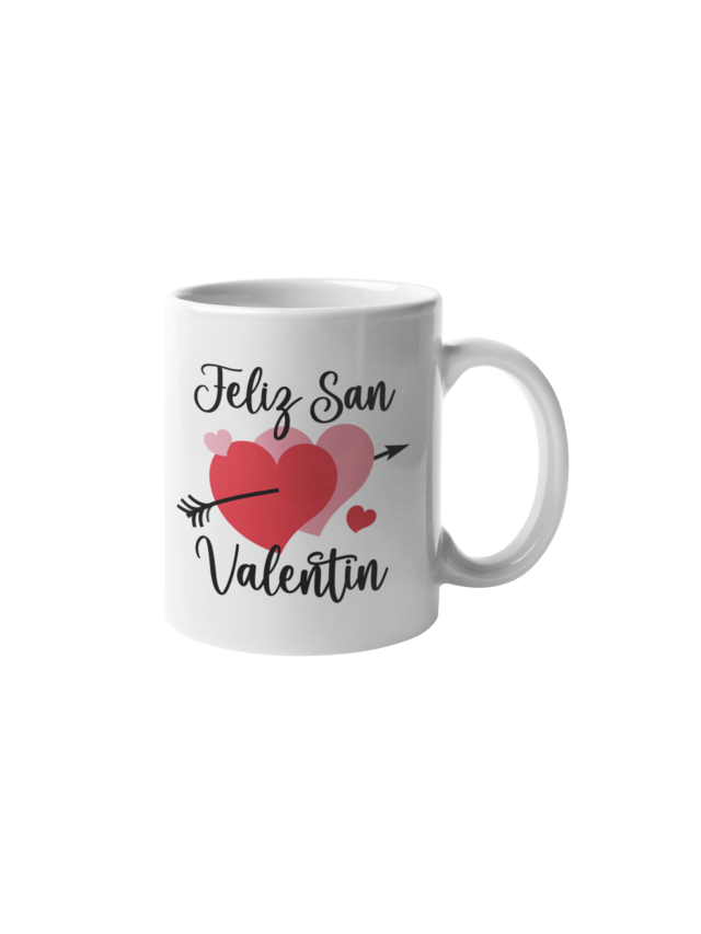 Tazas del Dia de los enamorados.